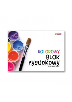 Blok rysunkowy kolorowy A3/20K (10szt) STRIGO