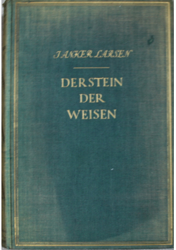 Der Stein der Weisen 1924 r.