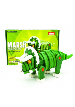 Puzzle piankowe 3D Dinozaury Triceratops