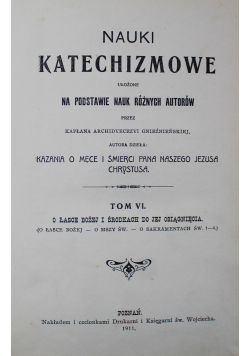 Nauki katechizmowe tom VI 1911 r.
