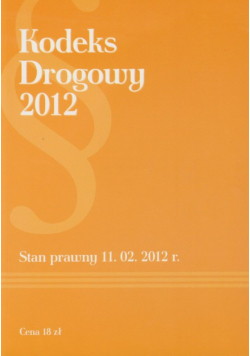 Kodeks Drogowy 2012
