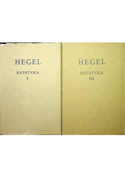 Hegel Estetyka 2 Tomy