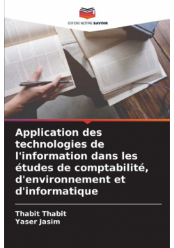 Application des technologies de l'information dans les études de comptabilité, d'environnement et d'informatique