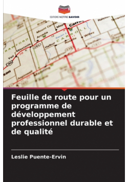 Feuille de route pour un programme de développement professionnel durable et de qualité