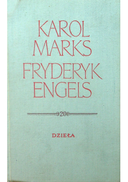Marks Engels Dzieła Tom 20 Anty - Duhring dialektyka przyrody
