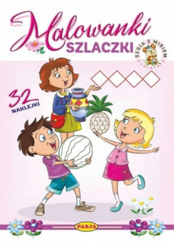 Szlaczki. Malowanki. Seria z misiem