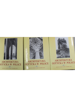 Architektura gotycka w Polsce 3 książki