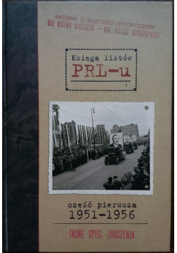 Księga listów PRL u Część I 1951 - 1956