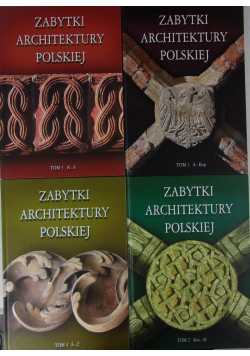 Zabytki Architektury Polskiej 4 tomy
