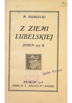 Z ziemi lubelskiej 1916 r.