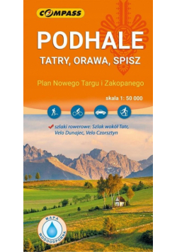 Mapa - Podhale, Tatry, Orawa, Spisz 1:50 000