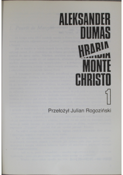 Hrabia Monte Christo Tom I