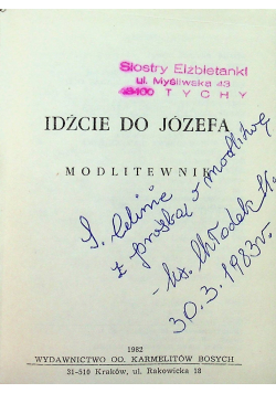 Idźcie do Józefa