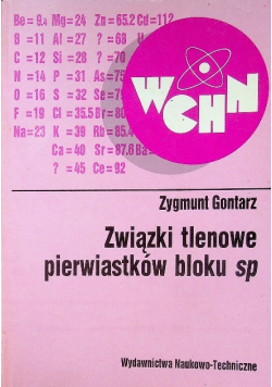 Związki tlenowe pierwiastków bloku sp