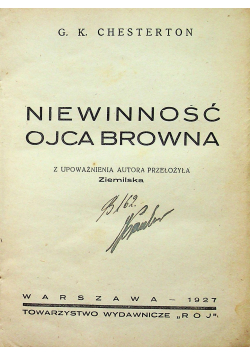 Niewinność ojca Browna 1927 r.