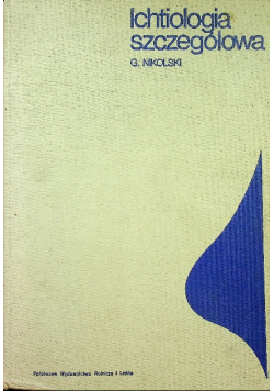 Ichtiologia szczegółowa