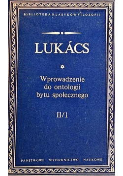 Wprowadzenie do ontologii bytu społecznego Tom II Część 1