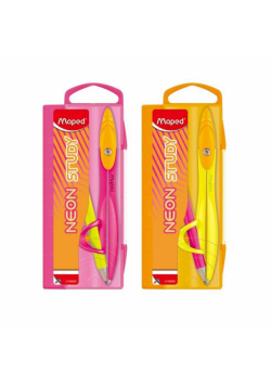 Cyrkiel Study Neon + ołówek mix MAPED