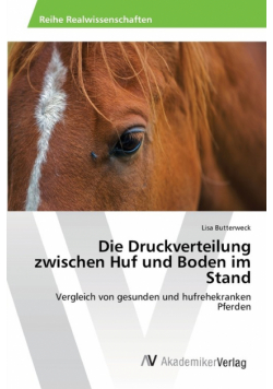 Die Druckverteilung zwischen Huf und Boden im Stand