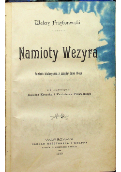Namioty Wezyra 1899 r.