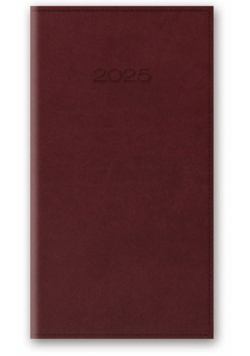Kal 2025 A6 Tygodniowy Oprawa Vivella - Bordo