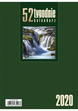 Kalendarz 2020 Biurkowy - 52T zielony CRUX