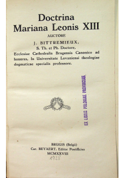 Doctrina Mariana Leonis XIII