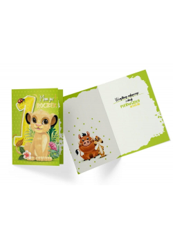 Karnet B6 DS-046 Roczek Król Lew