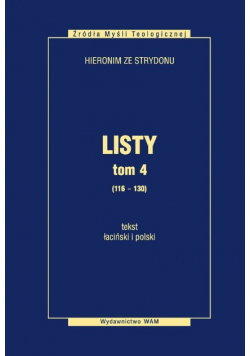 Hieronim ze Strydonu Listy Tom 4
