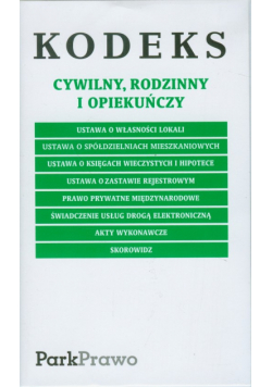Kodeks cywilny, rodzinny i opiekuńczy