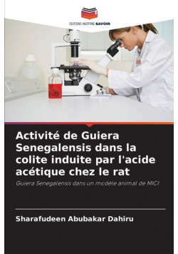 Activité de Guiera Senegalensis dans la colite induite par l'acide acétique chez le rat