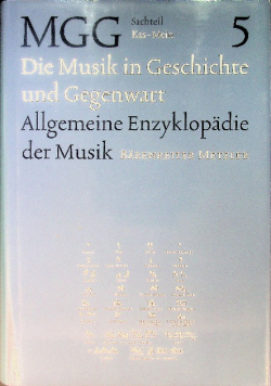 Die Musik in Geschichte und Gegenwart 5