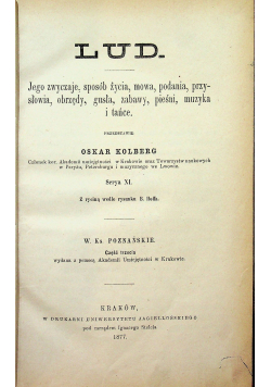 Lud Materiały do etnografii słowiańskiej 1877 r
