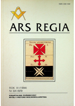 Ars Regia nr 3 4 rok III 1994