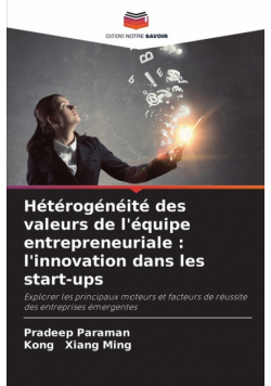 Hétérogénéité des valeurs de l'équipe entrepreneuriale