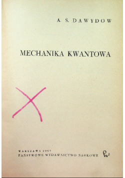 Mechanika kwantowa
