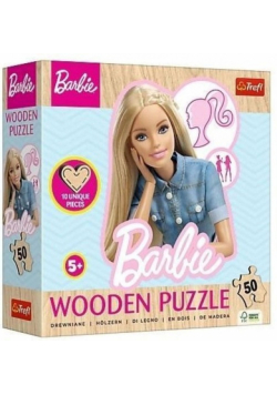Puzzle drewniane Barbie 50 Ulubiona modna Barbie