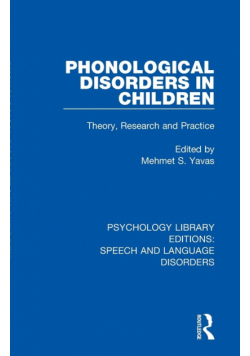 Phonological Disorders in Children