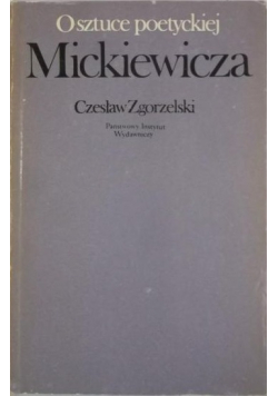 O sztuce poetyckiej Mickiewicza