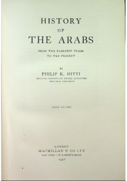 History of the Arabs