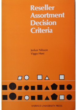 Reseller Assortment Decision Criteria