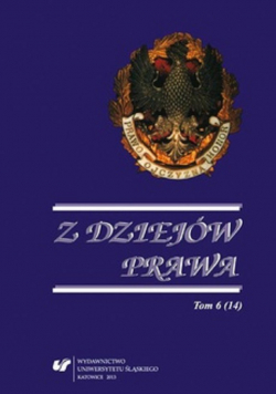 Z dziejów prawa Tom VI 14 Nowa
