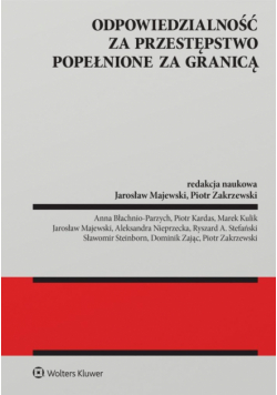 Odpowiedzialność za przestępstwo popełnione..