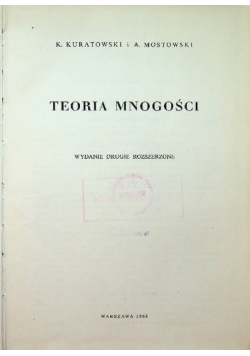 Teoria mnogości