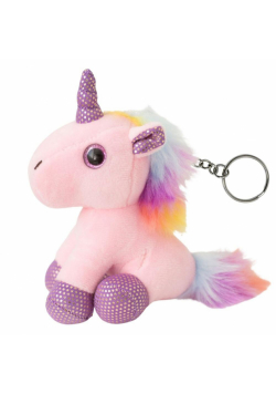 Brelok pluszowy różowy 12cm