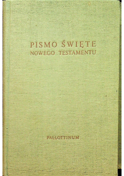 Pismo Święte Nowego Testamentu