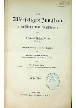 Die Allerseligste Jungfrau 1901 r.
