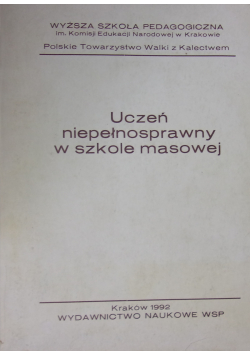 Uczeń niepełnosprawny w szkole masowej