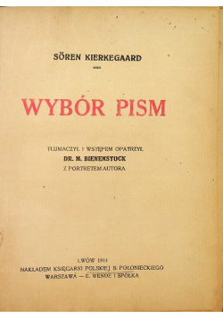 Wybór Pism, 1914 r.