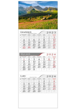 Kalendarz 2024 Trójdzielny Hala Gąsienicowa